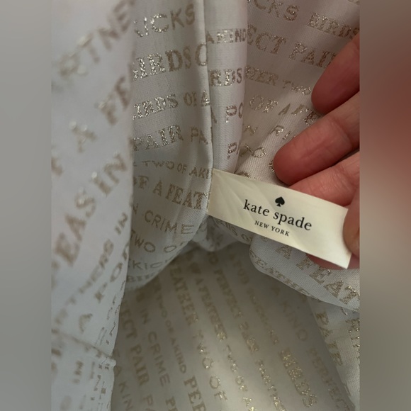 “I DO I DID” Kate Spade Bride Canvas Tote - Picture 5 of 11